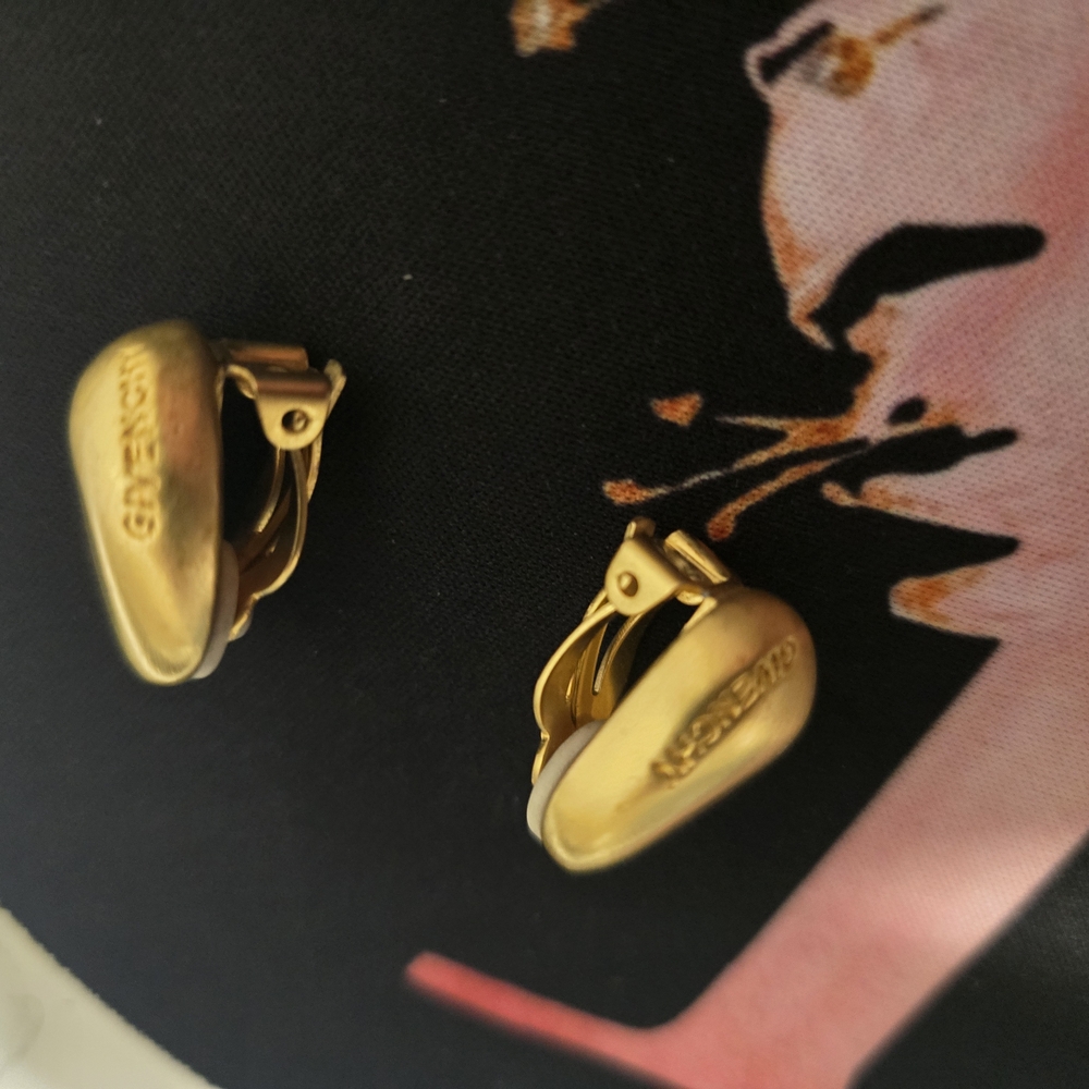 GIVENCHY Gold Clip-On Earrings
